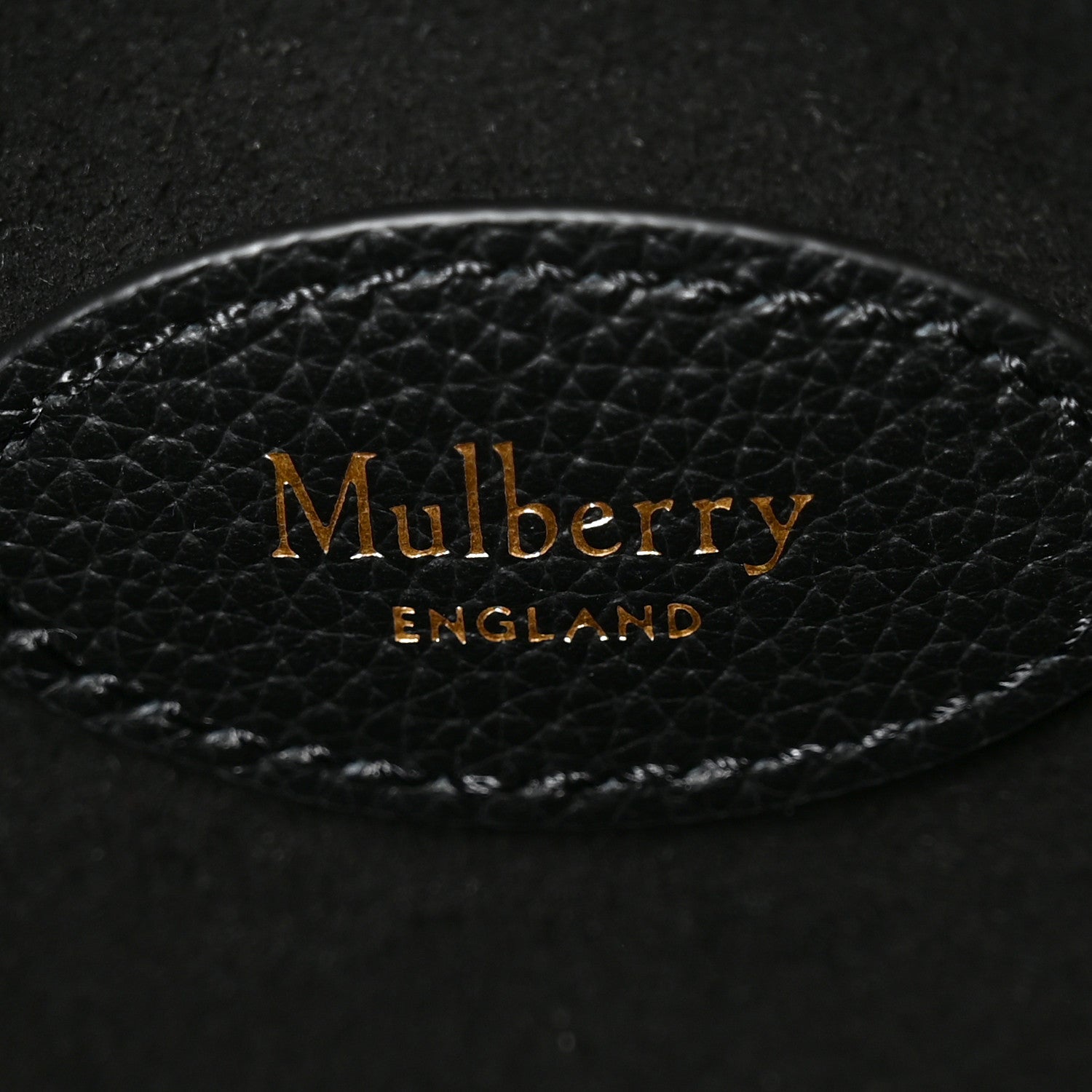 Mulberry Small Classic Grain Bayswater Black 6 of 10