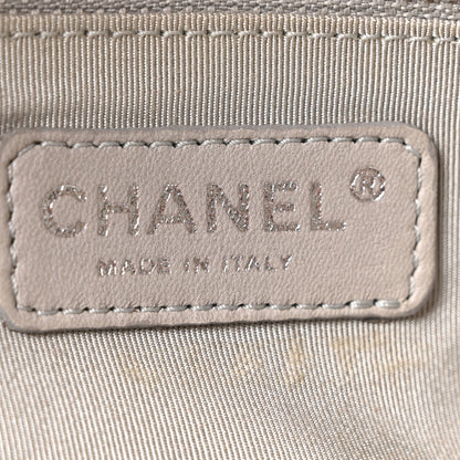 Chanel Nylon Quilted 2.55 Reissue Tote White Grey 6 of 10
