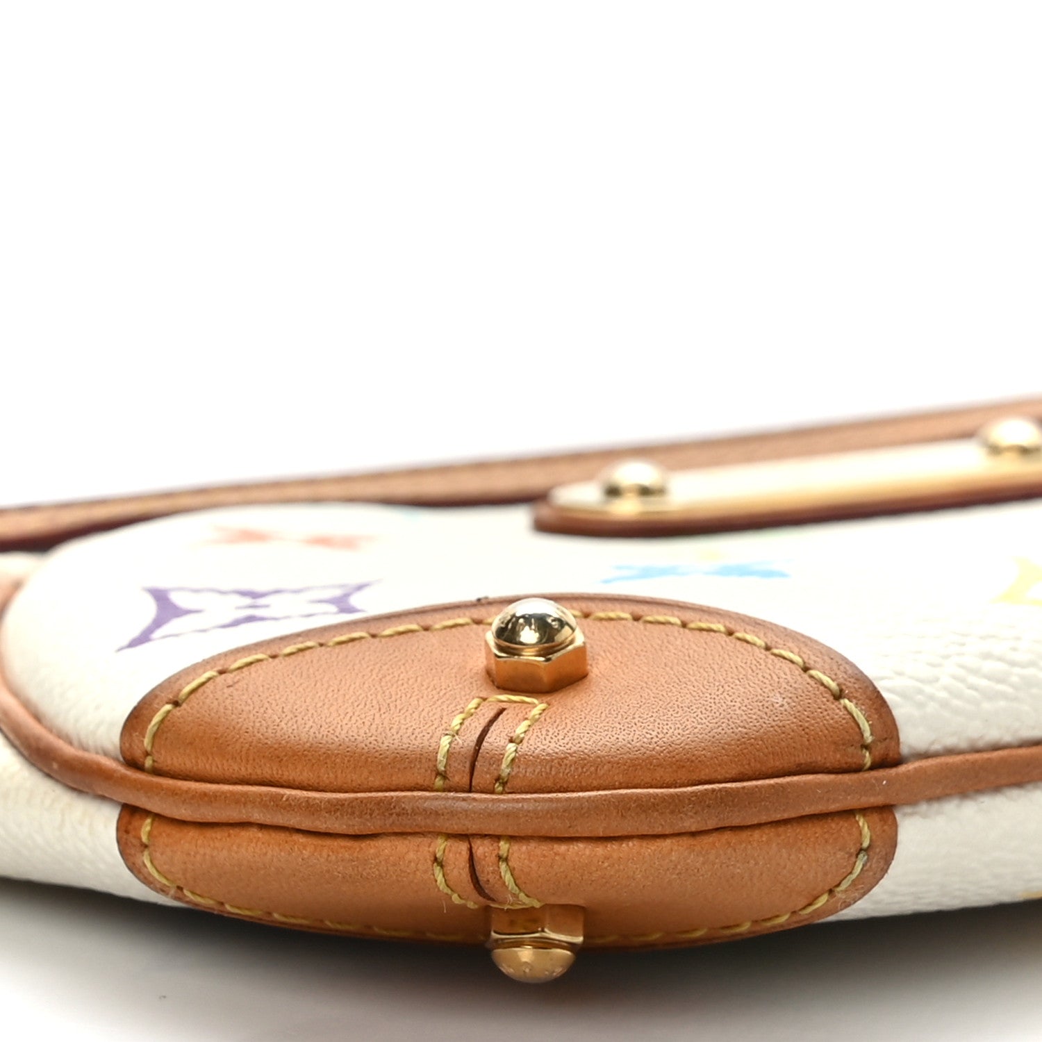 Louis Vuitton Monogram Multicolor Pochette Milla MM White 6 of 8