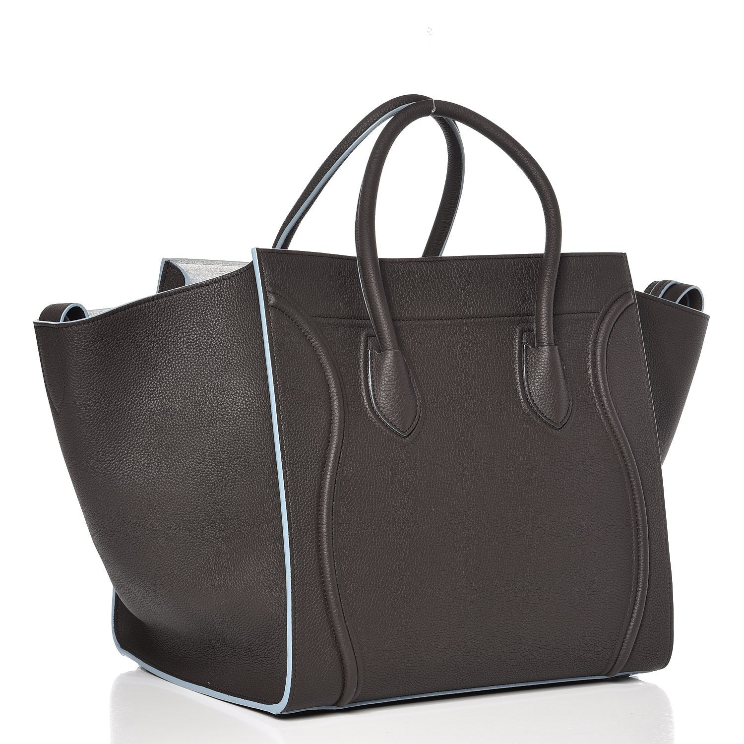 Celine Baby Grained Calfskin Medium Phantom Luggage Anthracite 3 of 9