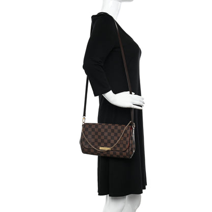 Louis Vuitton Damier Ebene Favorite MM 2 of 9