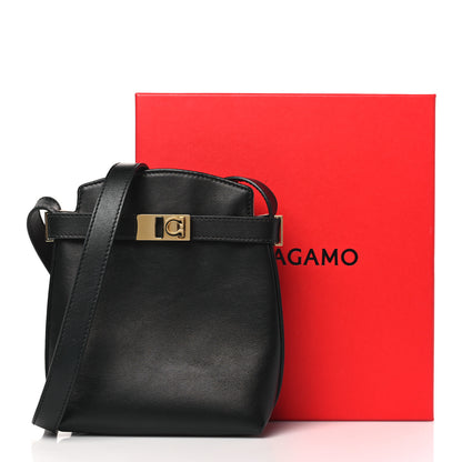 Salvatore Ferragamo Calfskin Hug Smartphone Holder Black Nylund Pink 11 of 11