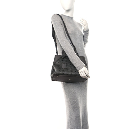 MCM Visetos Large Tote Grey 2 of 11