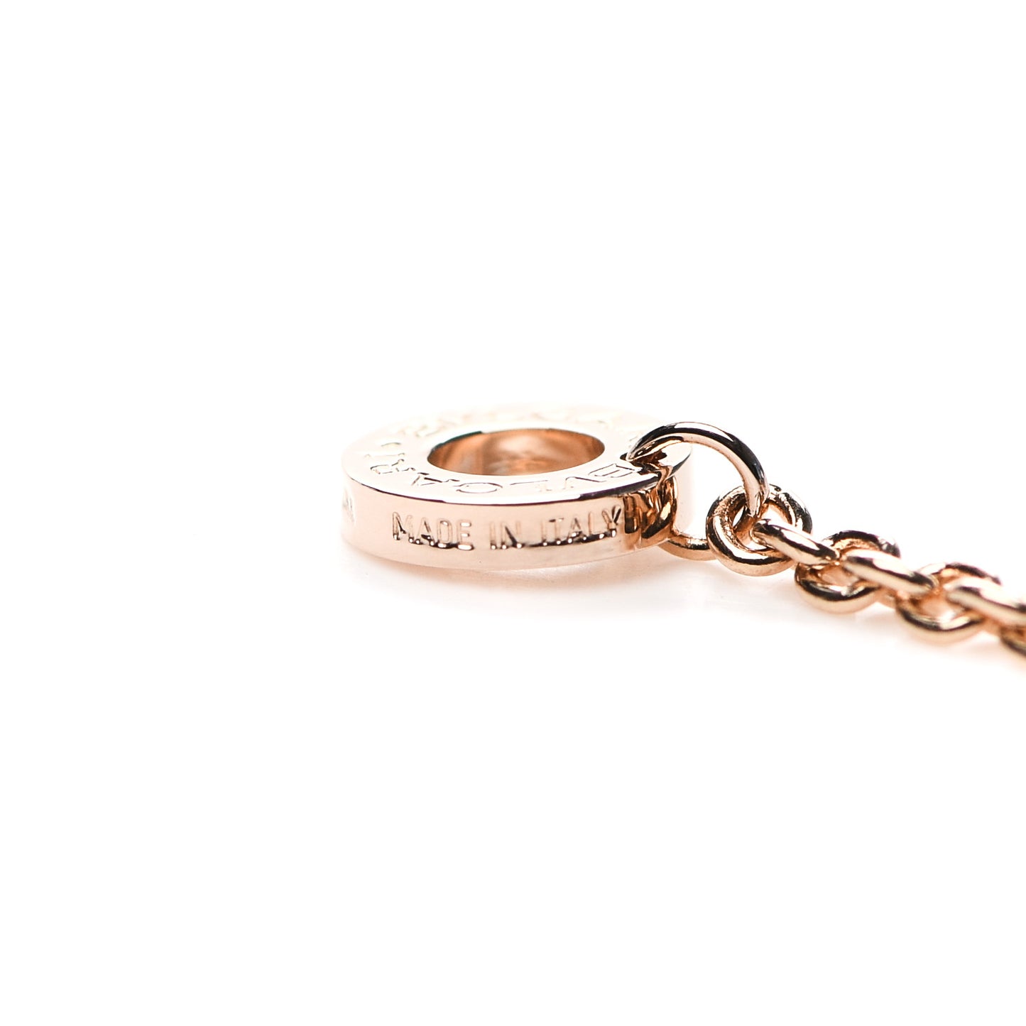 18K Rose Gold B.Zero1 Open Legends Pendant Necklace