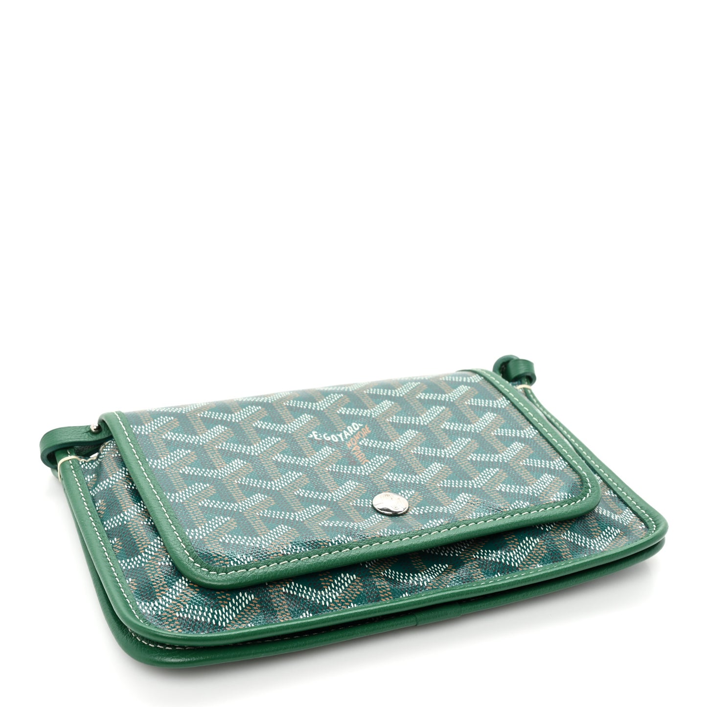 Goyardine Plumet Wallet Clutch Green