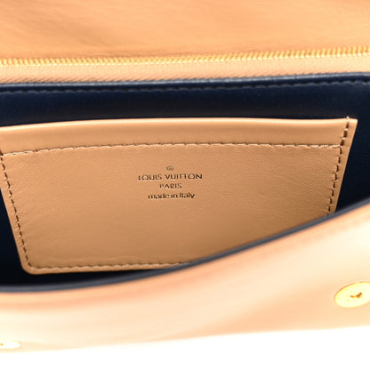 Louis Vuitton Lambskin Embossed Monogram Pochette Coussin Camel 5 of 9