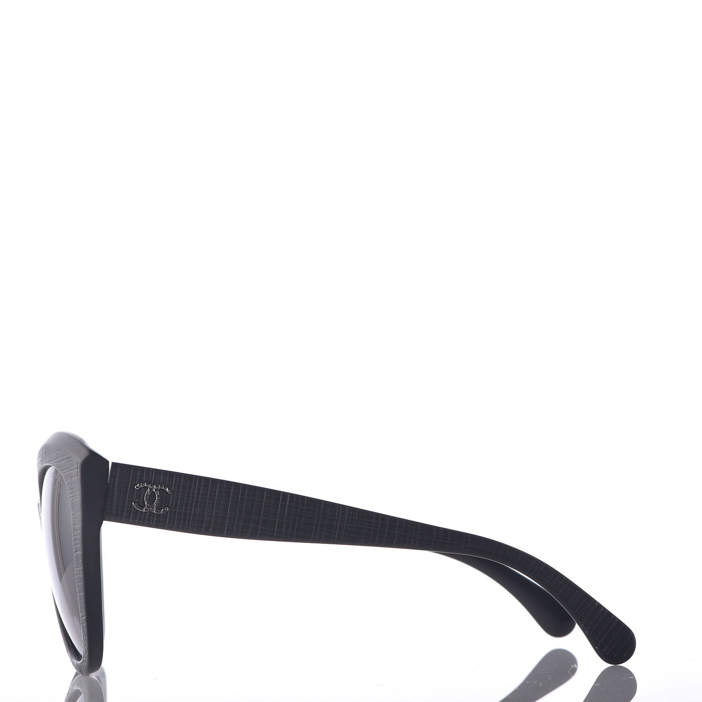 Tweed Effect CC Polarized Butterfly Signature Sunglasses 5332 Black