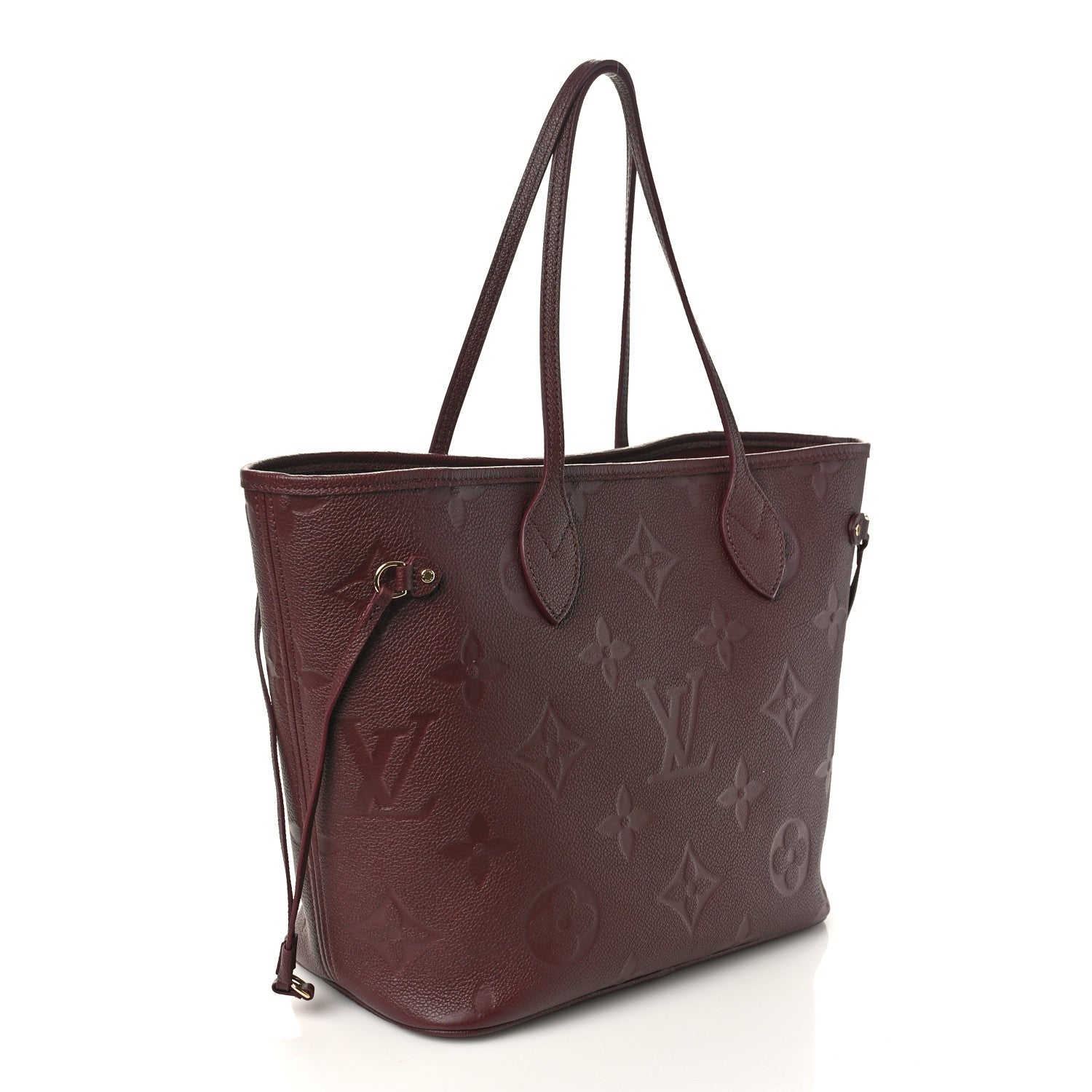Louis Vuitton Empreinte Monogram Giant Neverfull MM Wine 4 of 9