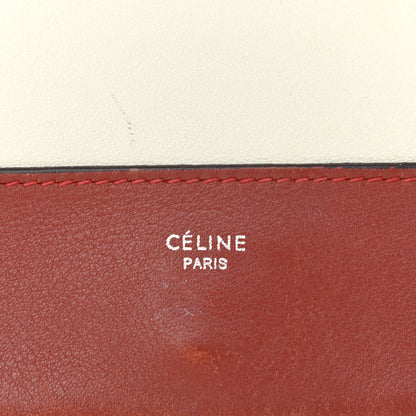 Celine Shiny Smooth Calfskin Medium Frame Shoulder Bag Maple White 6 of 11