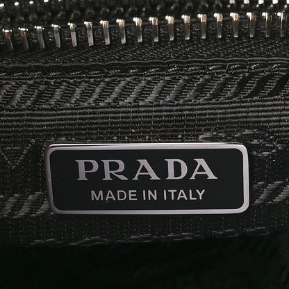 Prada Re-Nylon Spazzolato Re-Edition 2002 Moon Bag Black 5 of 7