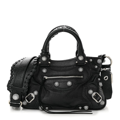 Balenciaga Agneau Arena Crystal Neo Cagole Mini Black 1 of 11