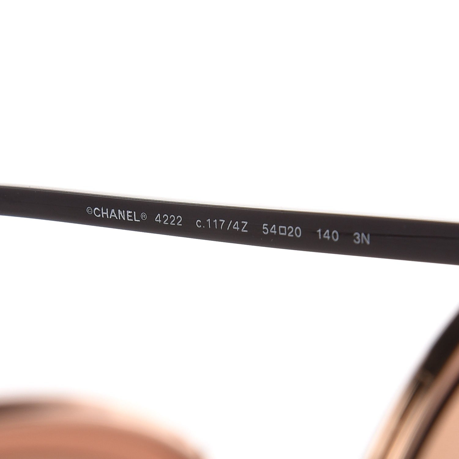Chanel Metal Cat Eye Sunglasses 4222 Pink Gold 6 of 7