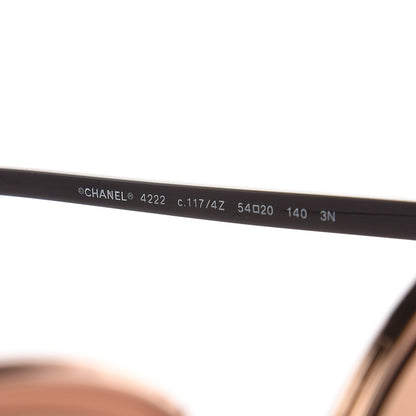 Chanel Metal Cat Eye Sunglasses 4222 Pink Gold 6 of 7