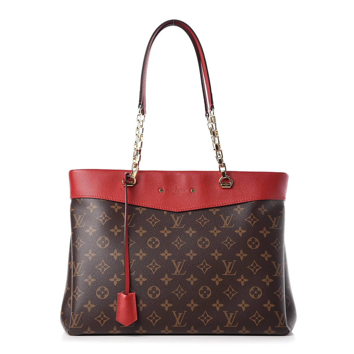 Monogram Pallas Shopper Cherry