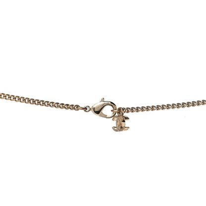 Chanel Pearl CC Pendant Necklace Gold 3 of 4
