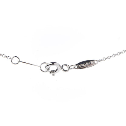 Tiffany Sterling Silver Diamond .03ct Elsa Peretti Diamonds by the Yard Pendant Necklace 6 of 7