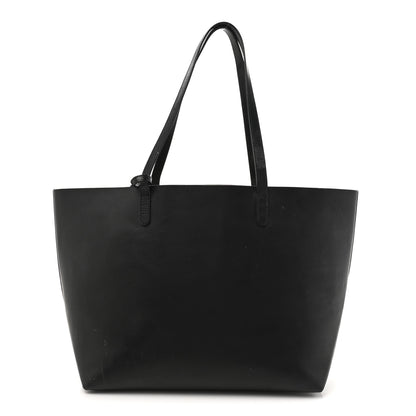 Mansur Gavriel Calfskin Shopping Tote Black Flamma 1 of 17