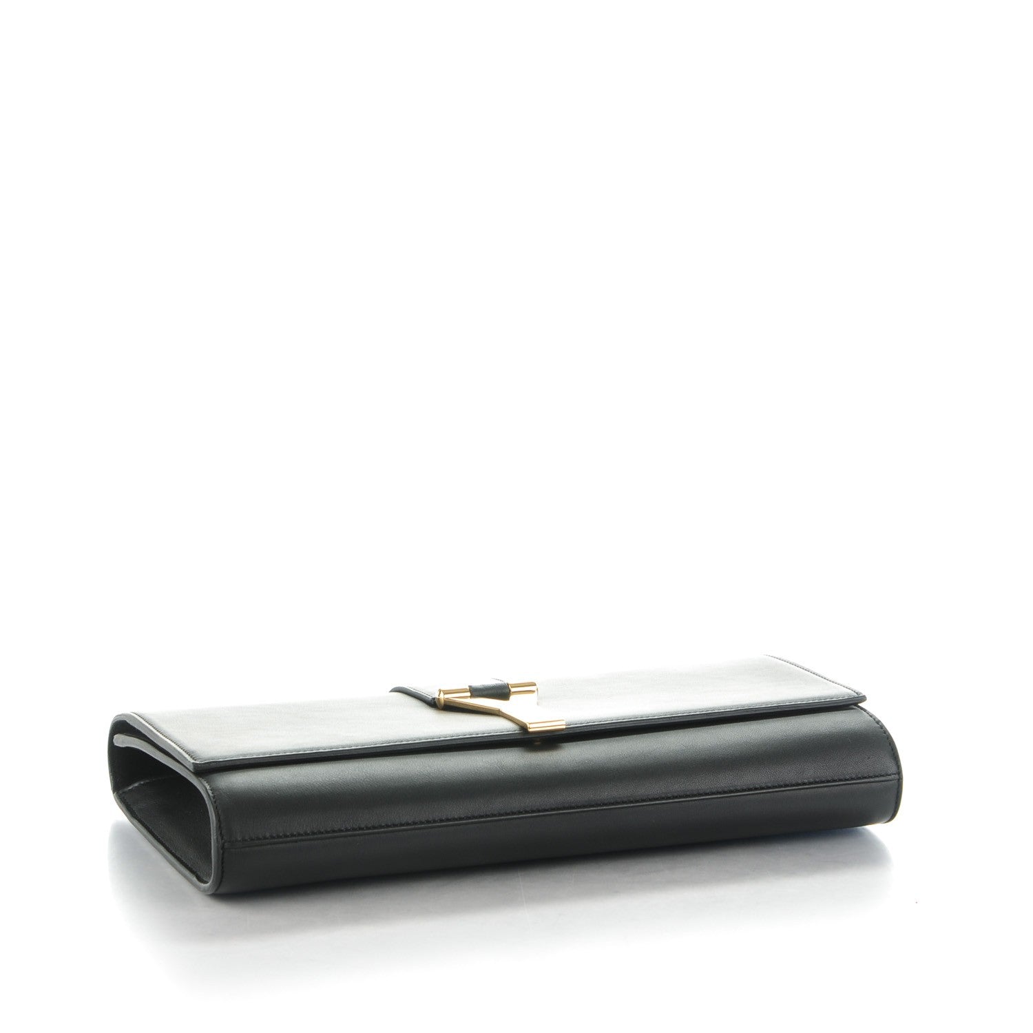 Saint Laurent Calfskin Classic Y Ligne Clutch Black 4 of 7