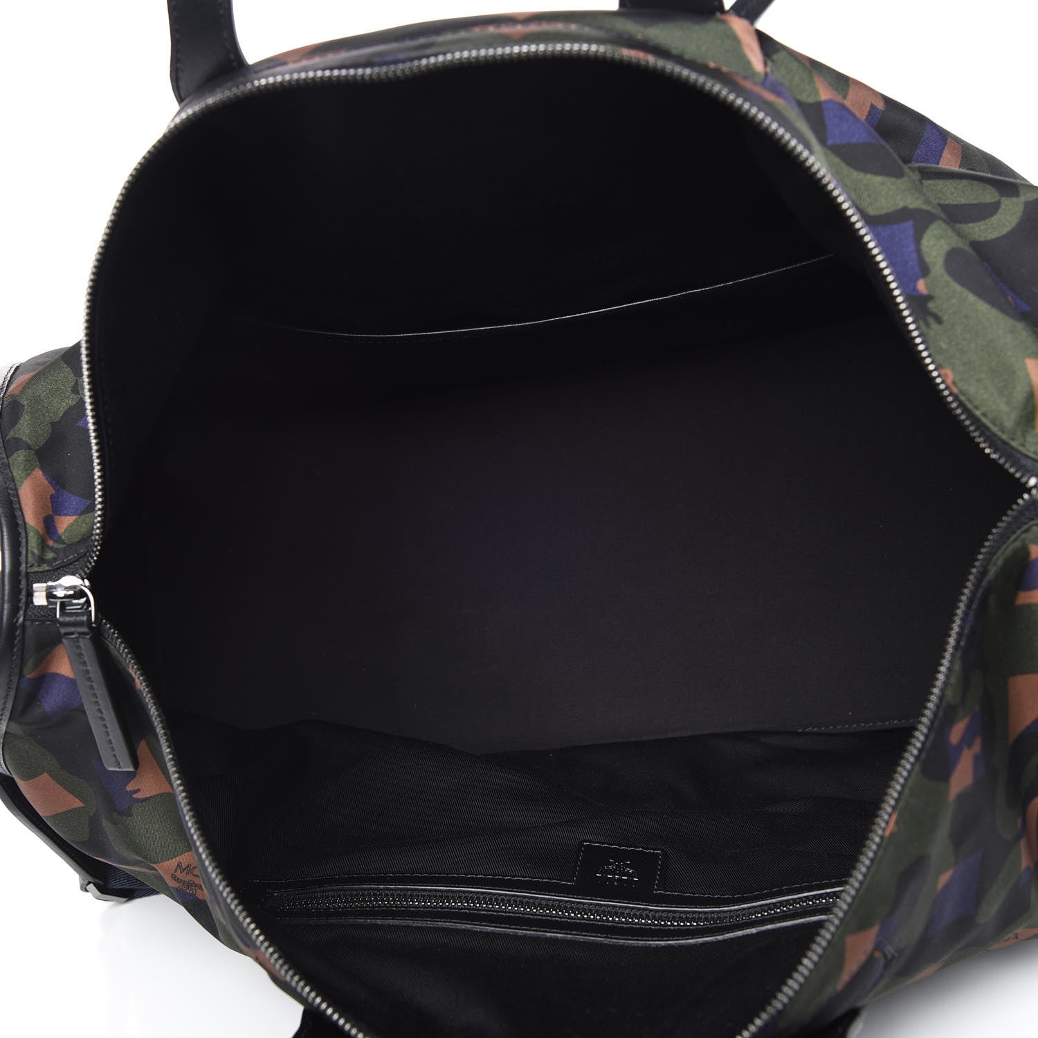MCM Nylon Camo Dieter Weekender Loden Green 5 of 10