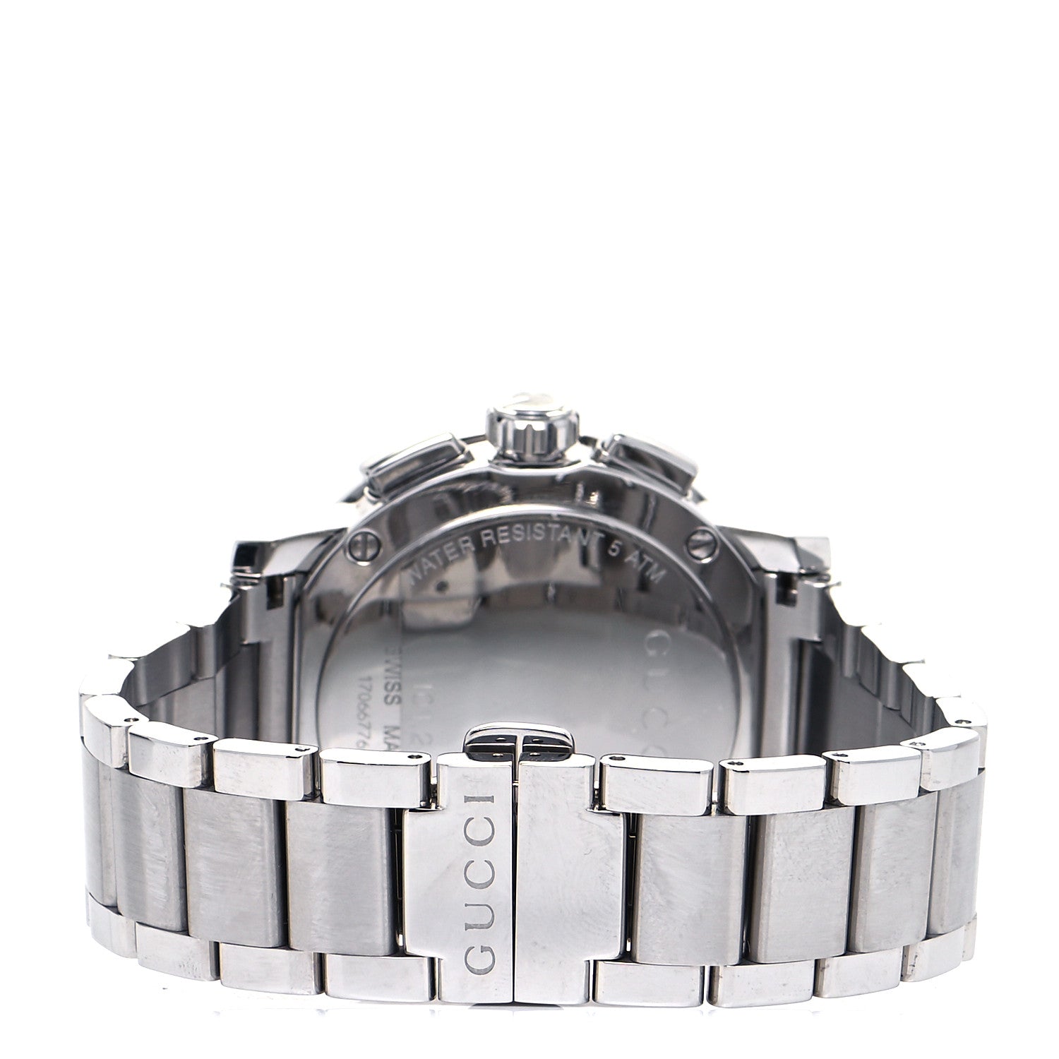 Gucci Stainless Steel 44mm G-Chrono Quartz Watch Black 3 of 5