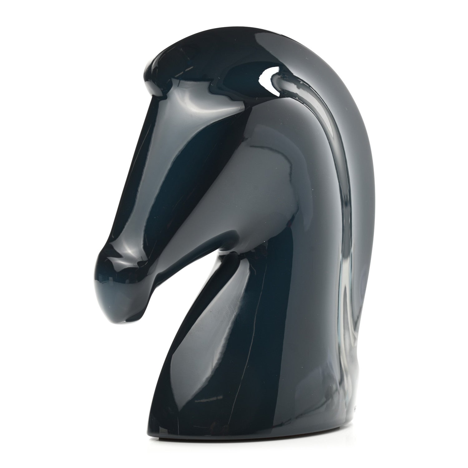 Hermes Porcelain Samarcande Paperweight Bleu Chrome 1 of 7
