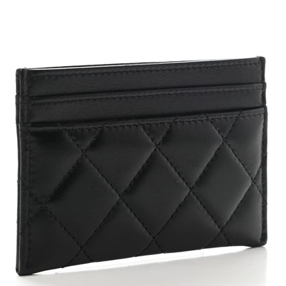 Chanel Lambskin Quilted Card Holder Black 3 of 8