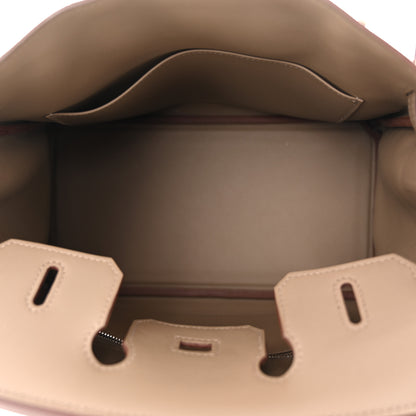Hermes Veau Doblis Swift Grizzly Birkin 25 Gris Caillou Etoupe 5 of 11