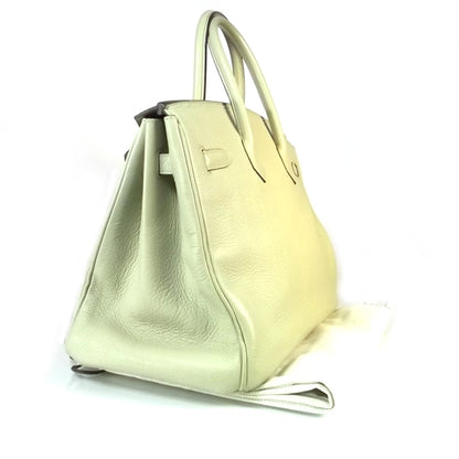 Hermes Taurillon Clemence Birkin 35 Vert Pale Green 3 of 8