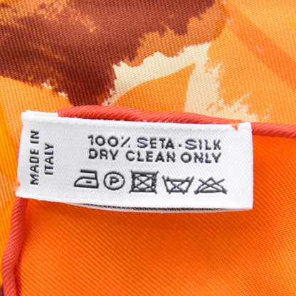 Louis Vuitton Silk Carre Au Fil De Temps Scarf Orange 8 of 9