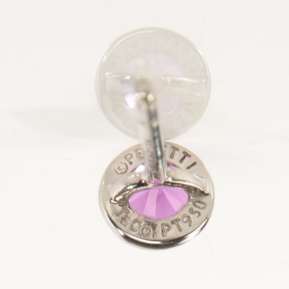 Tiffany Platinum Pink Sapphire Color By The Yard Earrings 5 of 6
