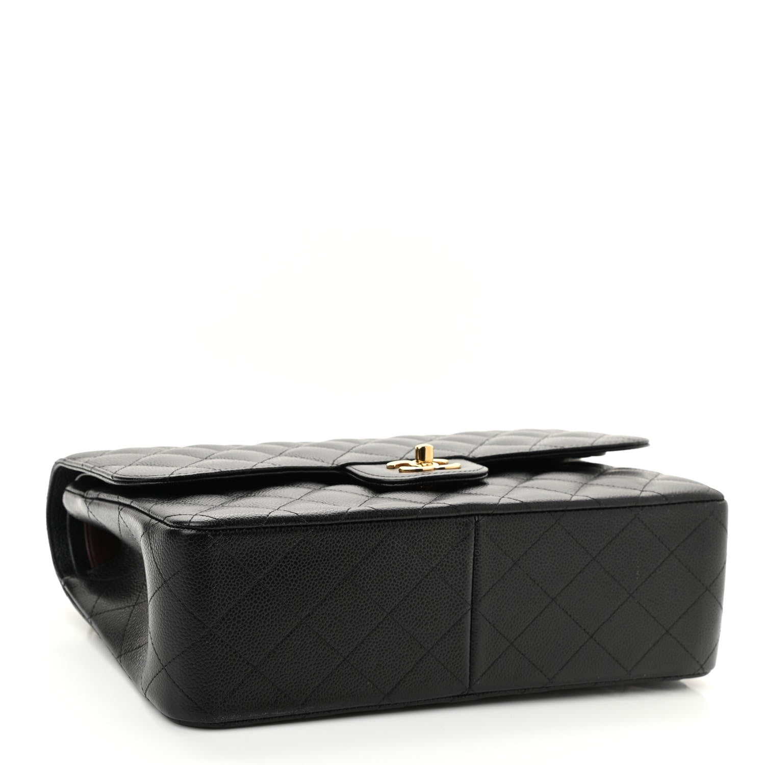 Chanel Caviar Quilted Jumbo Double Flap Black 4 of 10