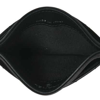 Chanel Lambskin Glitter Quilted Card Holder Black 5 of 10