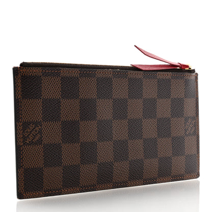 Louis Vuitton Damier Ebene Felicie Chain Wallet Zippered Insert 3 of 9