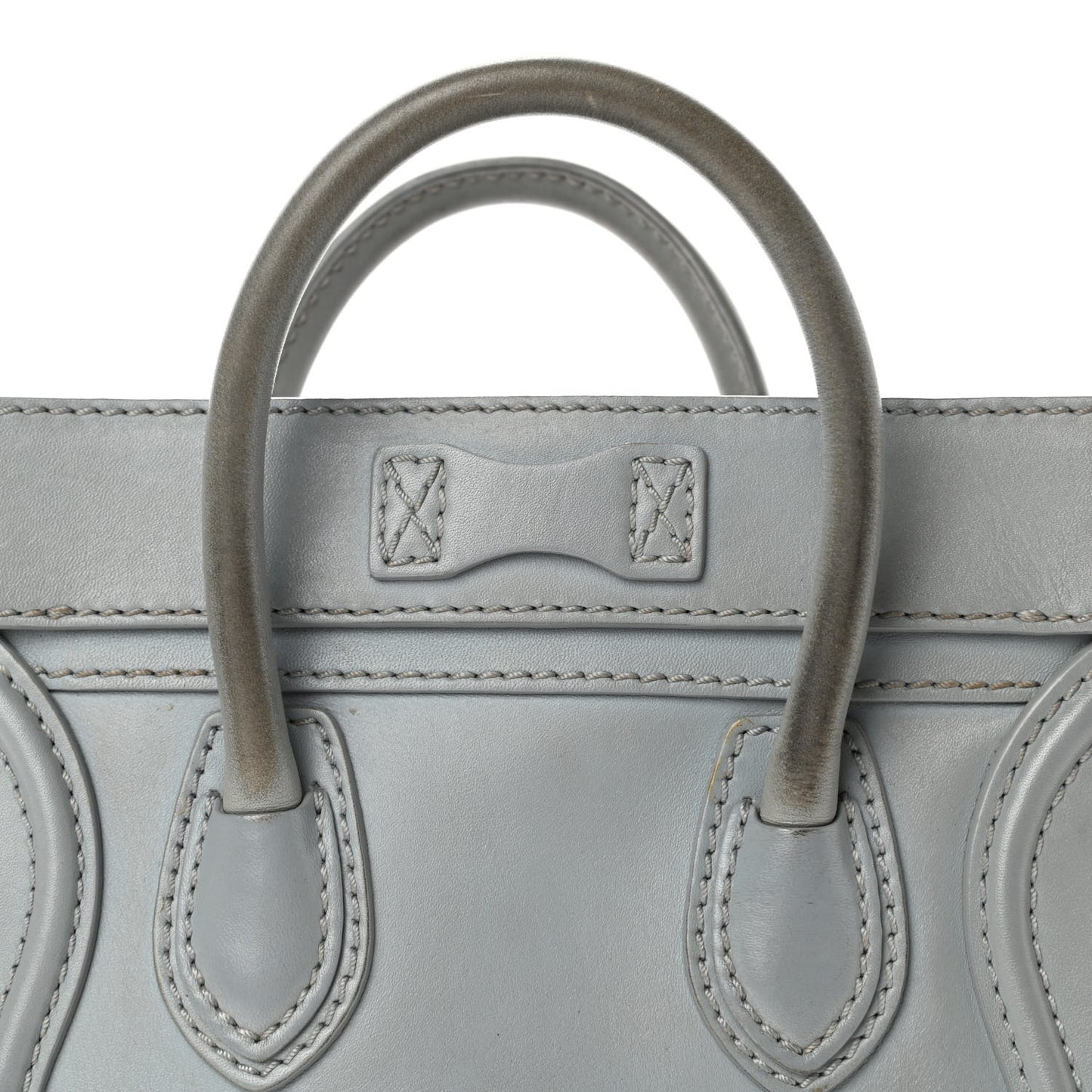 Smooth Calfskin Nano Luggage Sky