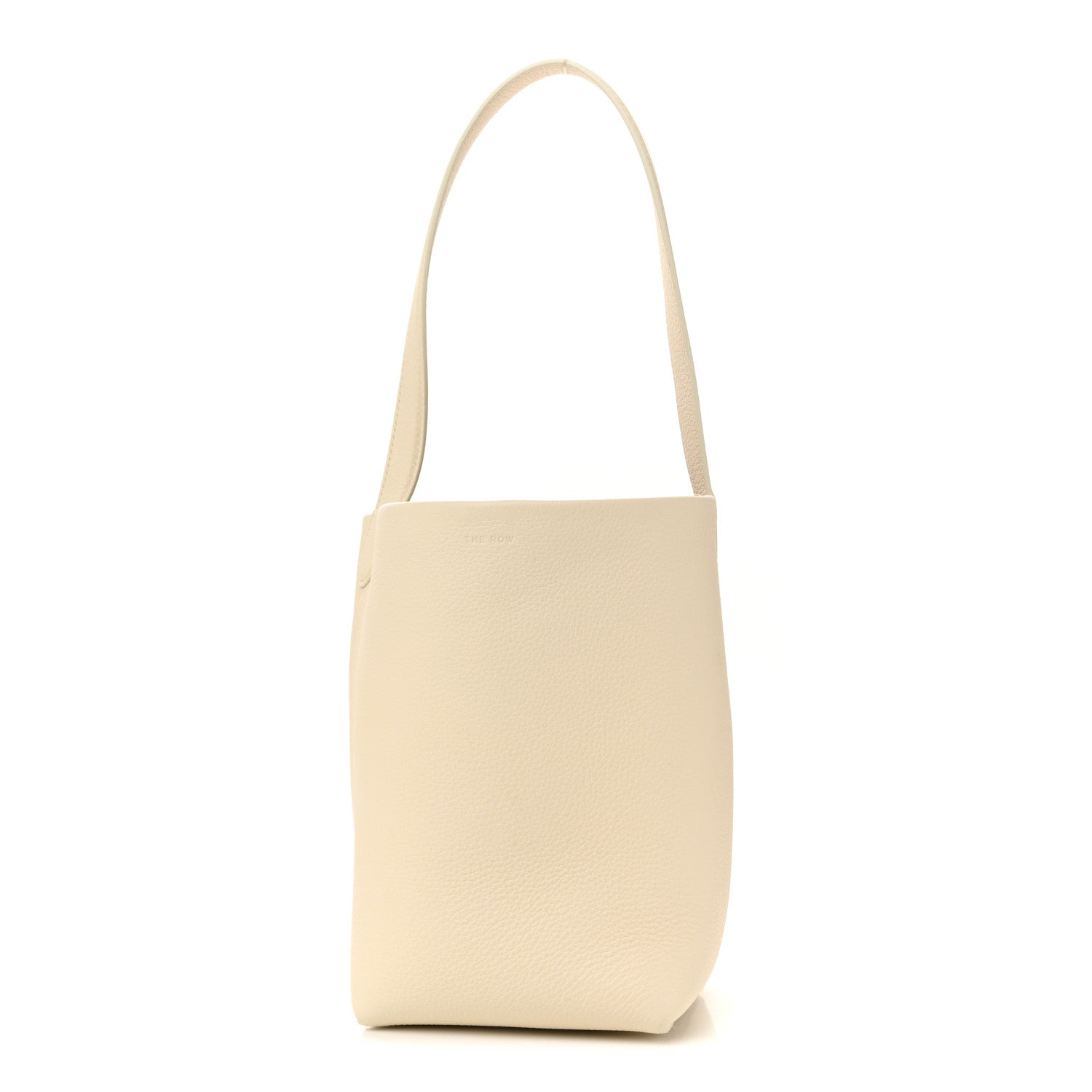 The Row Grained Calfskin Small N/S Park Tote Ivory 1 of 9