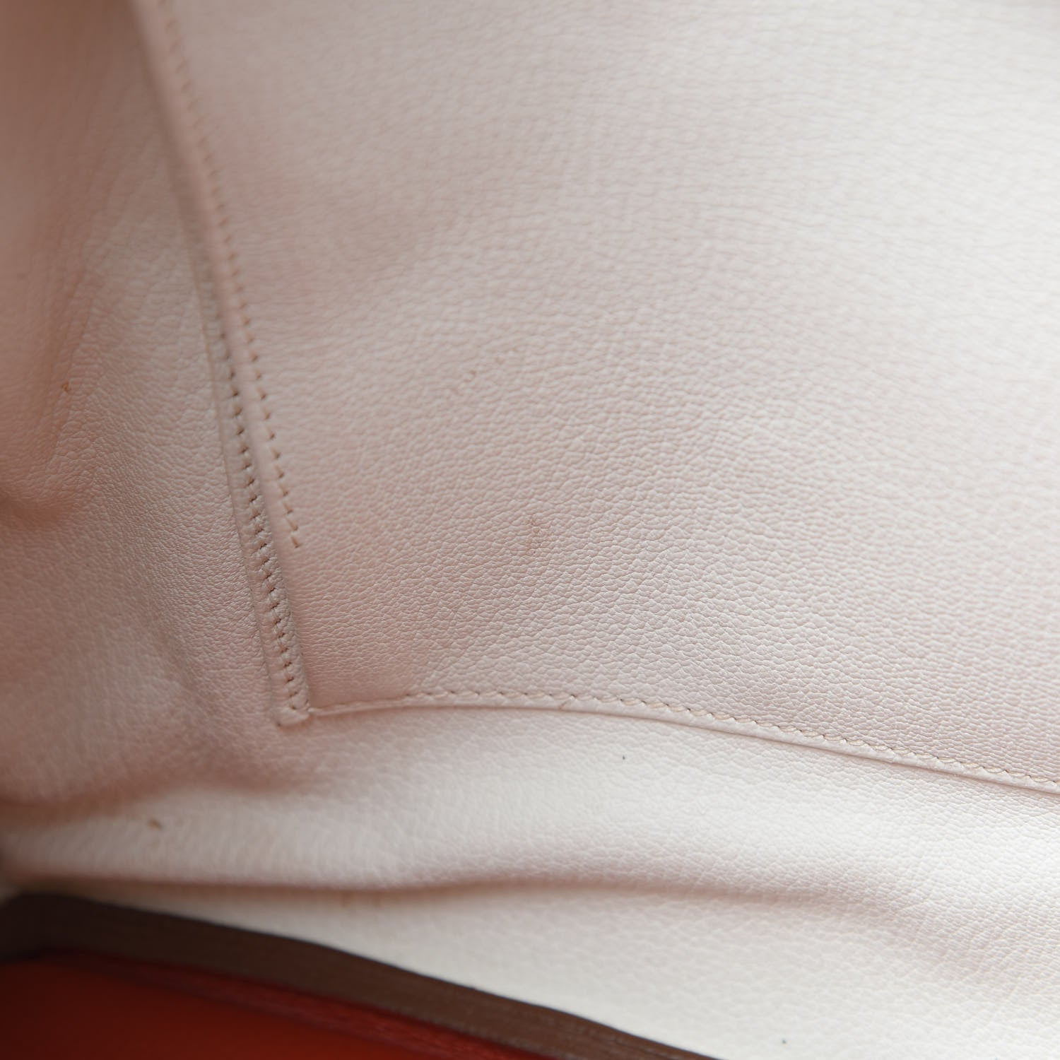 Hermes Togo Casaque Birkin 40 Sanguine White 13 of 18