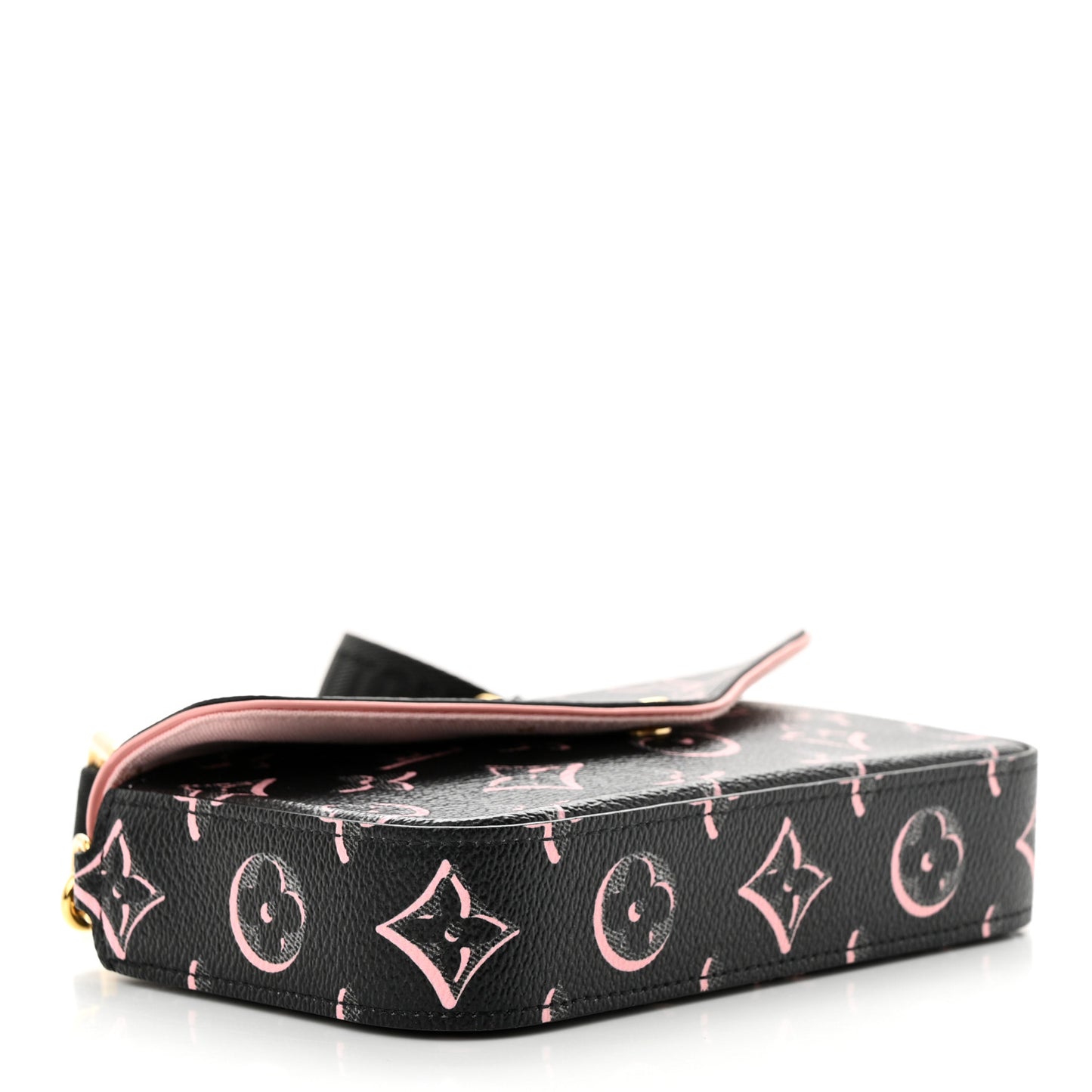 LOUIS VUITTON Monogram Fall For You Felicie Strap & Go Black