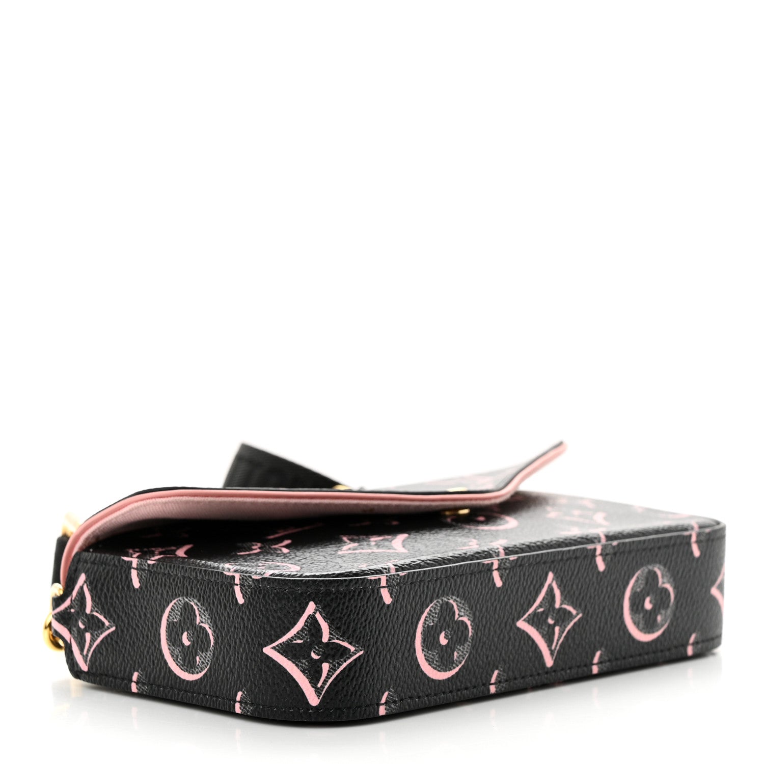 Louis Vuitton LOUIS VUITTON Monogram Fall For You Felicie Strap & Go Black 4 of 10