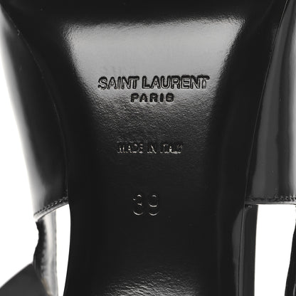 Saint Laurent Vitello Marilyn Lee 75 Slingback Pumps 39 Black 8 of 10