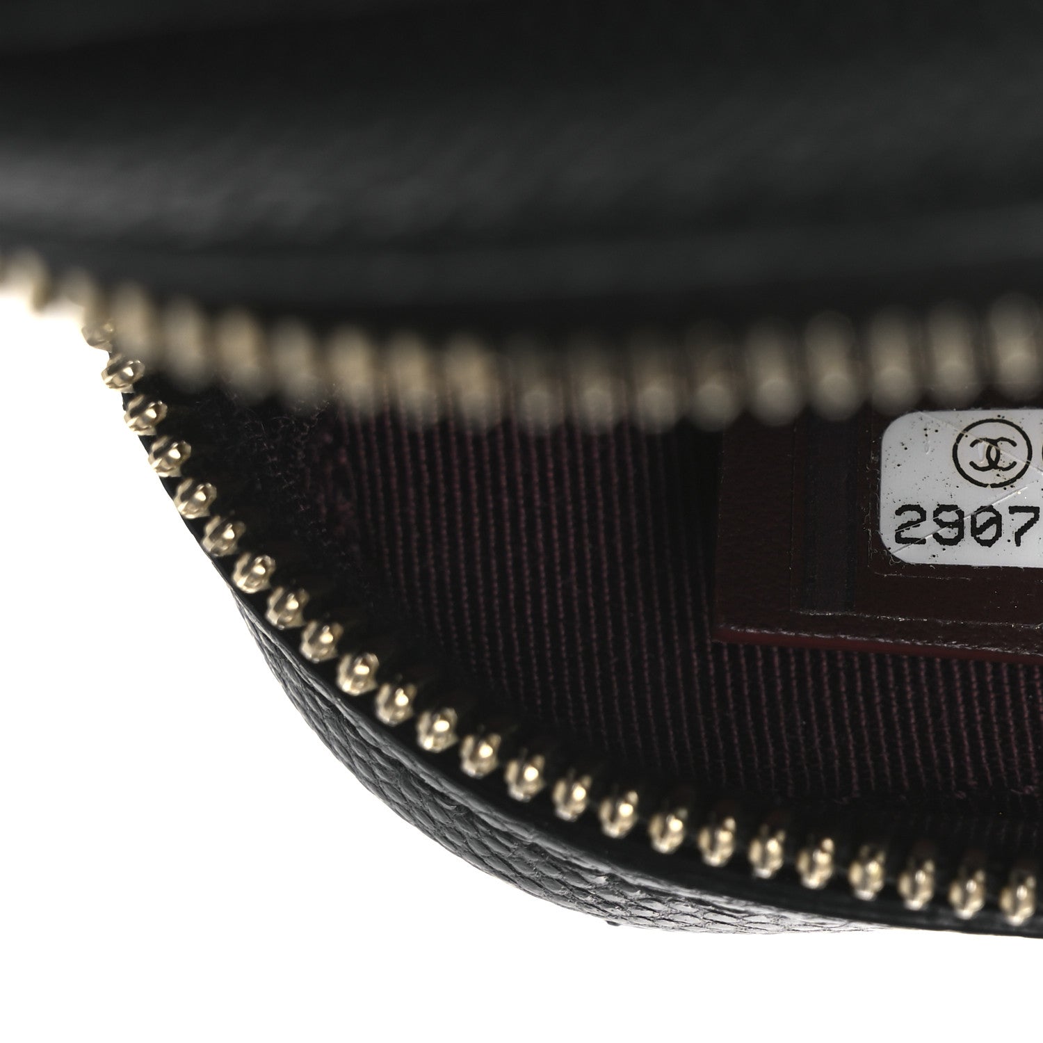 Chanel Caviar Quilted Phone Holder Wallet On Chain WOC Black 7 of 11