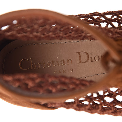 Christian Dior Suede Resille Naughtily-D 30mm Ankle Boots 36 Golden Brown 6 of 10