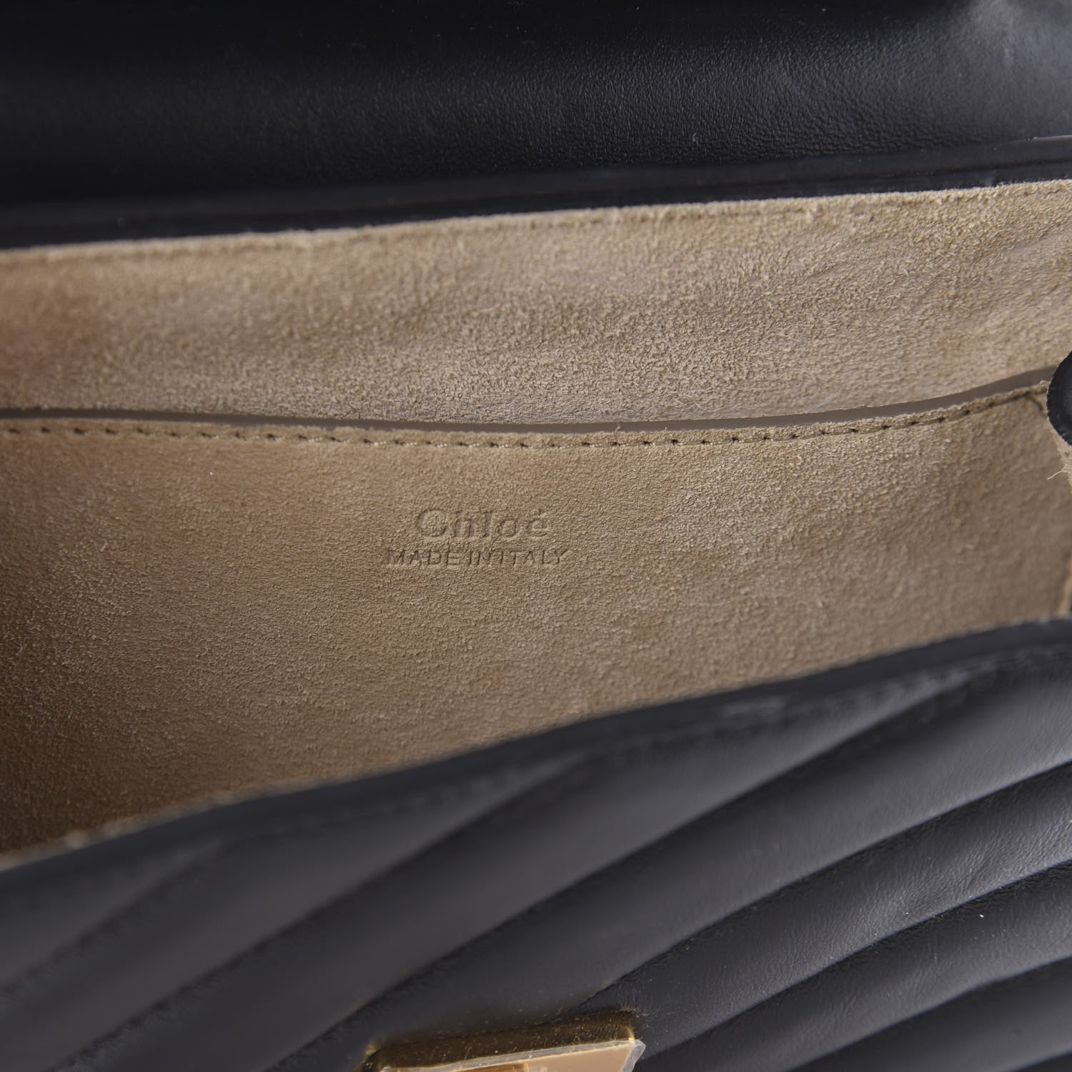 Chloe Calfskin Quilted Mini Drew Bijou Shoulder Bag Black 8 of 9