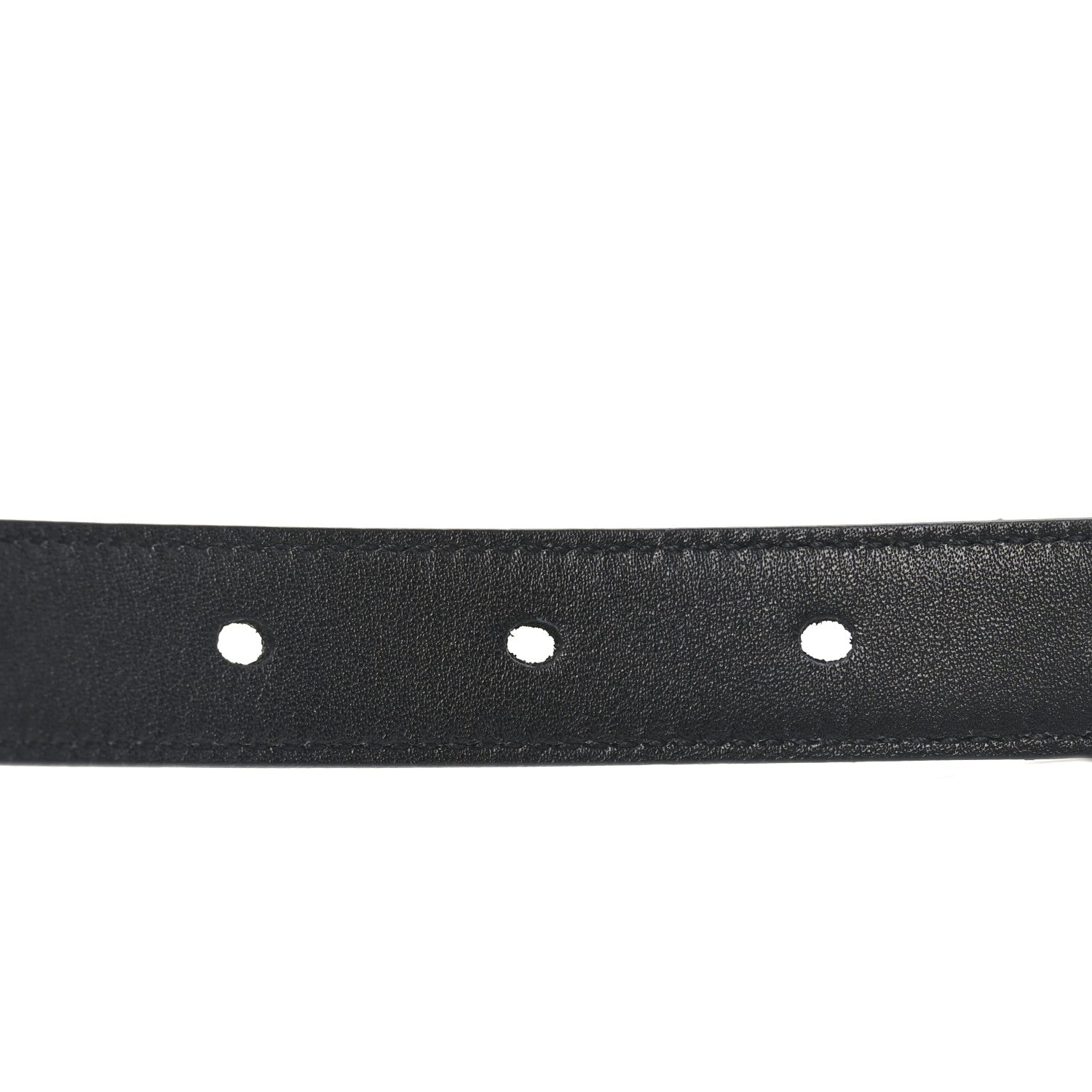 Saint Laurent Smooth Calfskin Monogram Square Buckle Belt 90 36 Black 3 of 5
