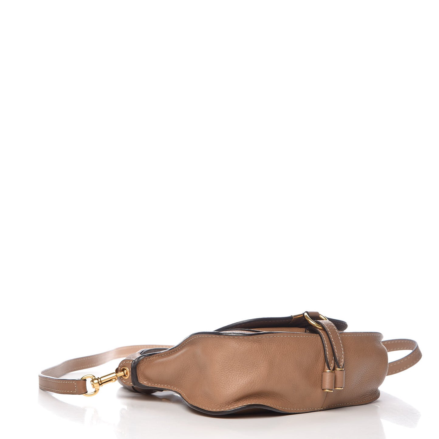 Calfskin Baby Marcie Satchel Nut
