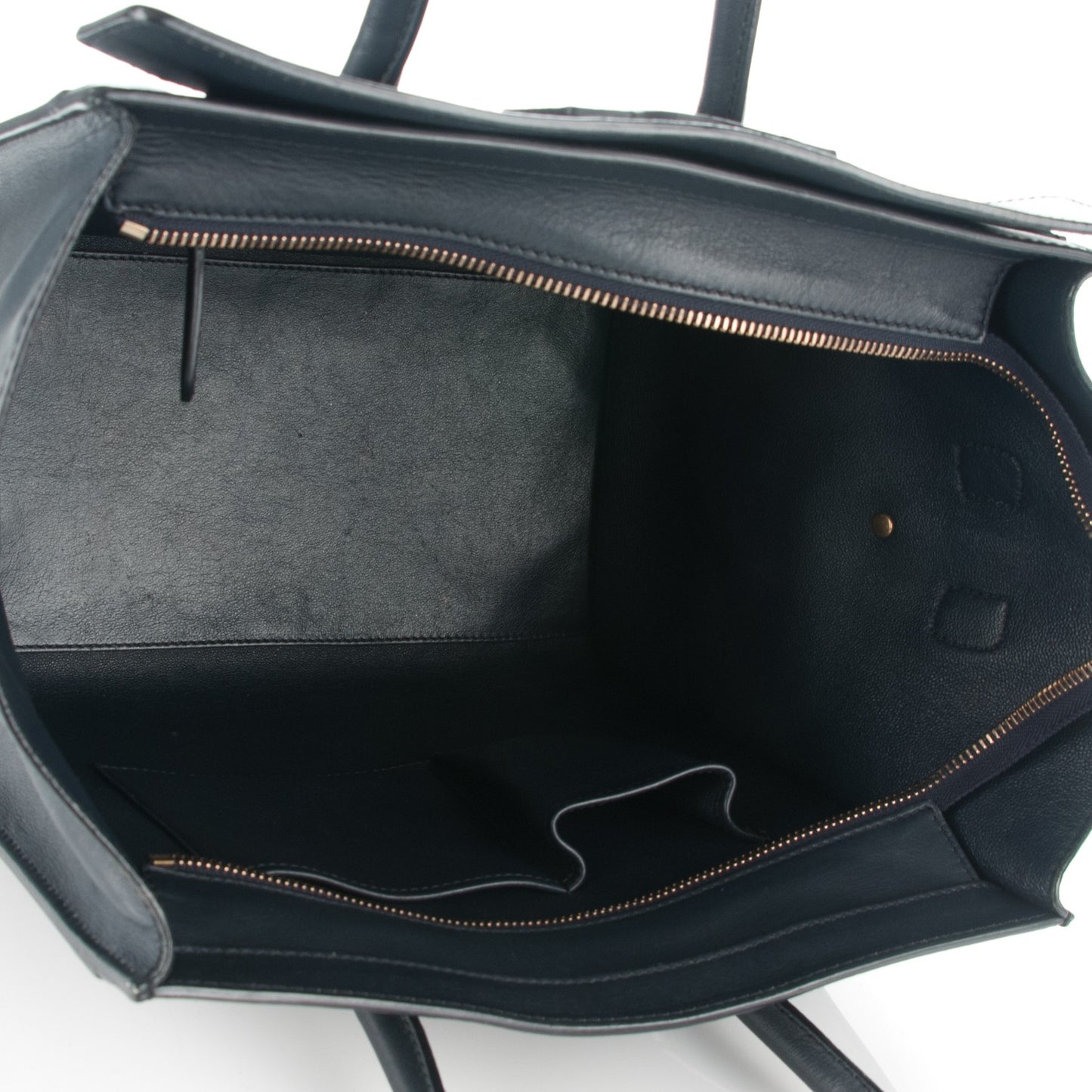 Smooth Calfskin Mini Luggage Navy