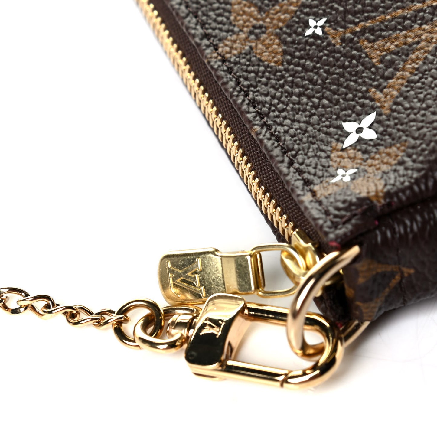 Monogram 2019 Christmas Animation Mini Courchevel Pochette Accessories Fuchsia
