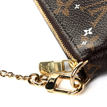Louis Vuitton Monogram 2019 Christmas Animation Mini Courchevel Pochette Accessories Fuchsia 5 of 6