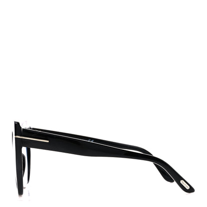 Tom Ford Samantha Cat Eye Sunglasses TF553 Black 3 of 8