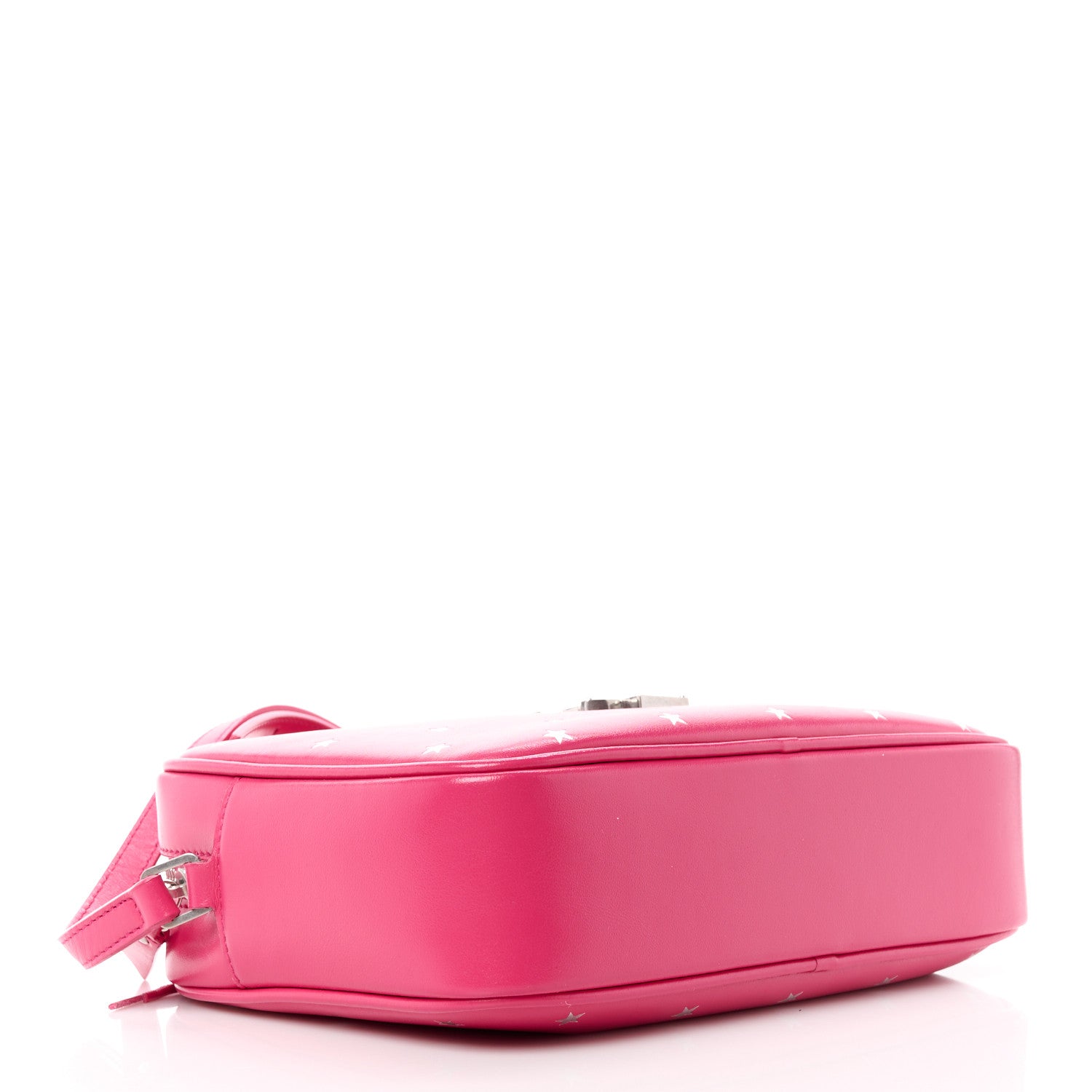 Saint Laurent Calfskin Monogram Star Lou Camera Bag Fuchsia 4 of 10