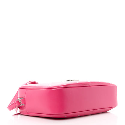 Saint Laurent Calfskin Monogram Star Lou Camera Bag Fuchsia 4 of 10